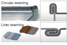Manufacturing Processes Circular seaming Liner seaming