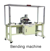 Instantaneous caulking production line for the outer cases of hot water heaters Bending machine