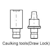 Instantaneous caulking production line for the outer cases of hot water heaters Caulking tools(Draw Lock)